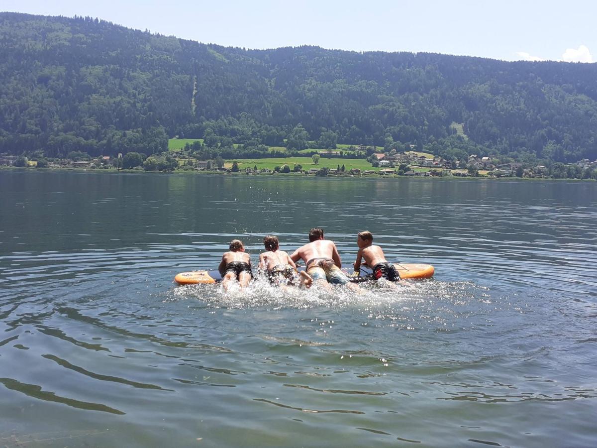 Apartment Fischer mit Privatstrand Steindorf am Ossiacher See Exterior foto
