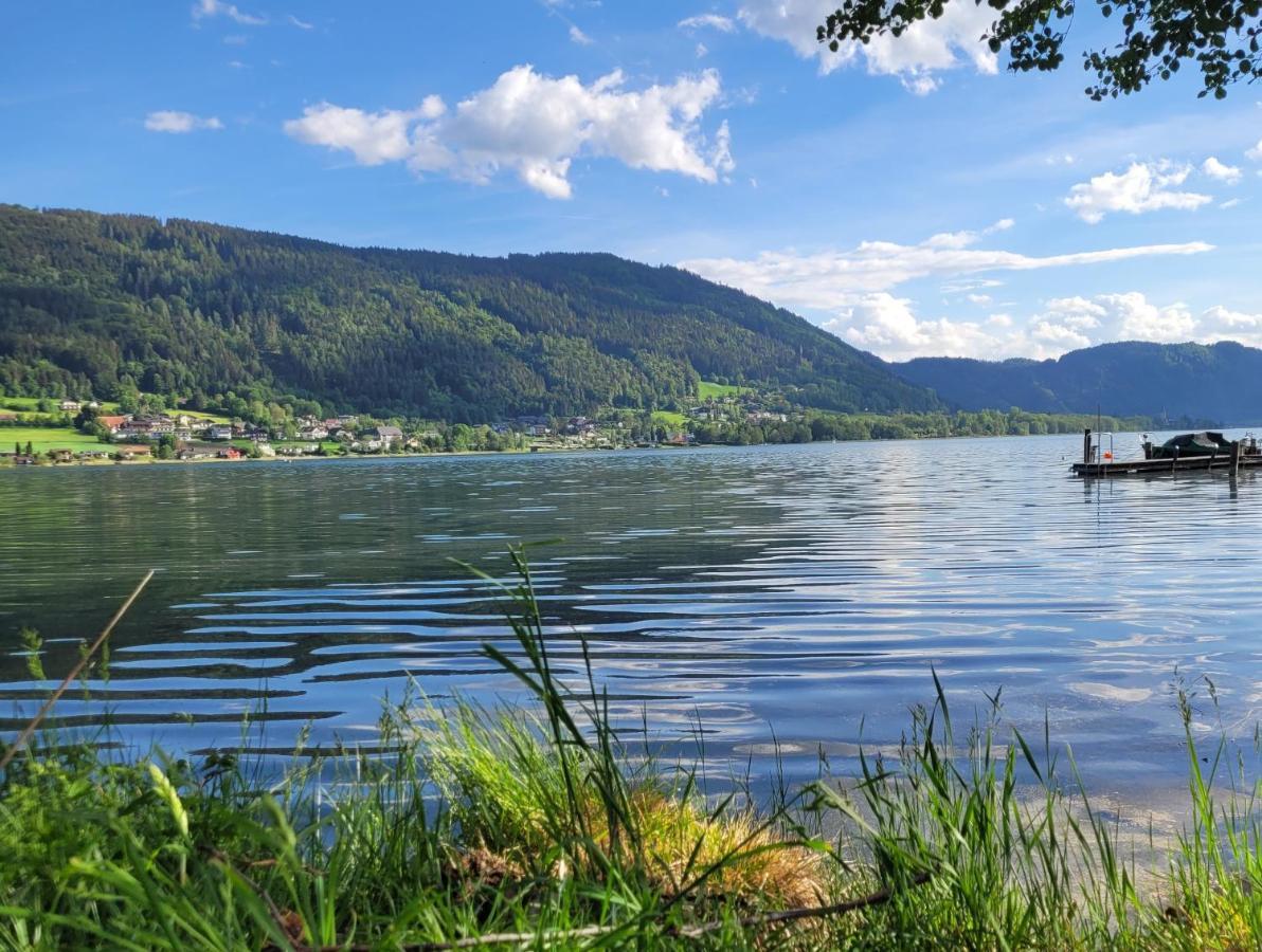 Apartment Fischer mit Privatstrand Steindorf am Ossiacher See Exterior foto